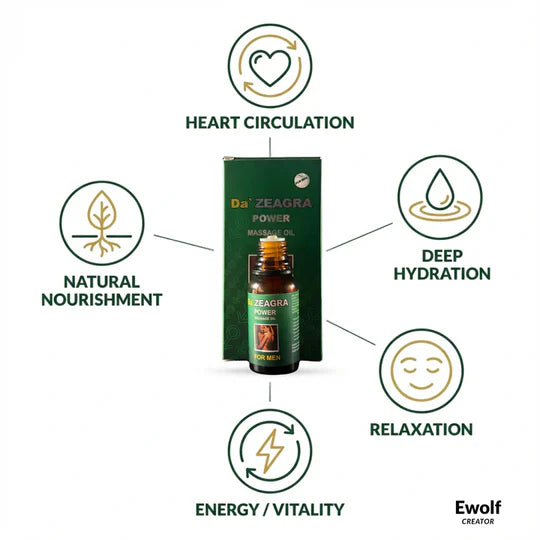 Da Zeagra Power Massage Oil