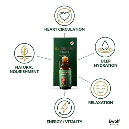 Da Zeagra Power Massage Oil