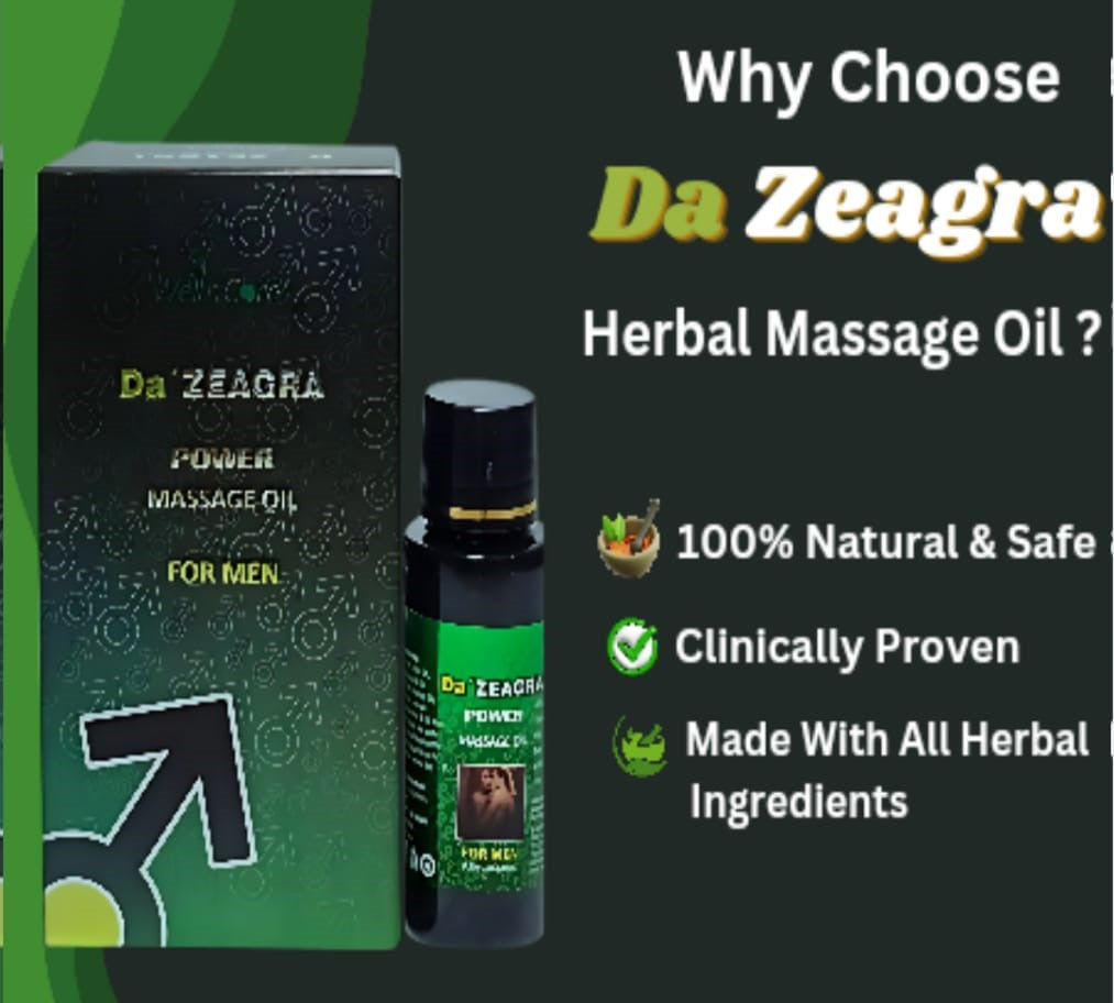 Da Zeagra Power Massage Oil